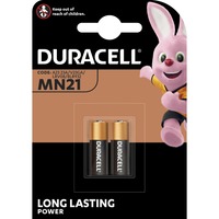 Duracell MN21 Engangsbatteri Alkaline Engangsbatteri, Alkaline, 12 V, 2 stk, Sort, Guld, Sølv, 7,4 g