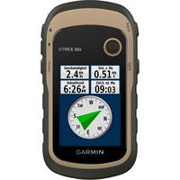 Garmin eTrex 32x GPS tracker Personligt 8 GB Sort, Grøn, Navigationssystemet Sort/Beige, TFT, 5,59 cm (2.2"), 35 x 44 mm, 240 x 320 pixel, 65.536 farver, 8 GB
