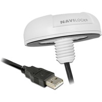 Navilock NL-8022MU GPS-modtager modul USB Hvid USB, L1, 1575,42 Mhz, 26 sek./side, 1 sek./side, GGA,GSA,GSV,RMC,VTG