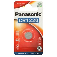Panasonic CR1220 P 1-BL Panasonic Engangsbatteri Lithium Engangsbatteri, CR1220, Lithium, 3 V, 1 stk, 35 mAh