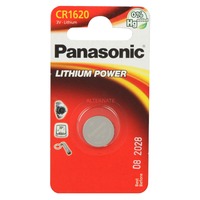 Panasonic CR1620 Engangsbatteri Lithium Engangsbatteri, Lithium, 3 V, 75 mAh, 16 mm, 16 mm