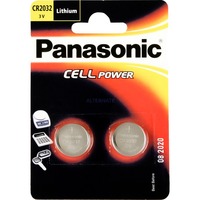 Panasonic CR-2032EP/2B Alkaline 3V ikke-genopladeligt batteri Sølv, Alkaline, 3 V, 2 stk, 220 mAh, 2,9 g, coin