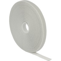 DeLOCK 18277 velcro lynlås Grå 1 stk, Kabelbindere grå, Grå, 13 mm, 10 m, 1 stk, Polybag