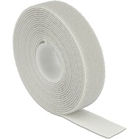 DeLOCK 18279 velcro lynlås Grå 1 stk, Kabelbindere grå, Grå, 20 mm, 3 m, 1 stk, Polybag