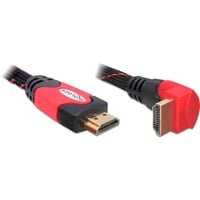 DeLOCK 2m HDMI HDMI-kabel HDMI Type A (Standard) Sort, Rød Sort/Rød, 2 m, HDMI Type A (Standard), HDMI Type A (Standard), 10,2 Gbit/sek., Sort, Rød