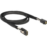 DeLOCK 83389 Serial Attached SCSI (SAS)-kabel 1 m Sort Sort, 1 m, Mini SAS HD x 4 SFF 8643, Mini SAS x 4 36 Pin SFF 8087, Hanstik/Hanstik, Sort
