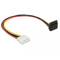 DeLOCK 85513 intern strømkabel 0,3 m 0,3 m, Molex (4-pin), SATA 15-stik, Hanstik, Hunstik, Lige