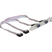 DeLOCK 89083 interface-kort/adapter, Slot beslag grå, PCI, 0,27 m, Ledningsført