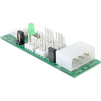 DeLOCK Distribution Board 6x fan 5V/12V interface-kort/adapter PC, 3.5 Molex or 4-pin FDD, 5/12V