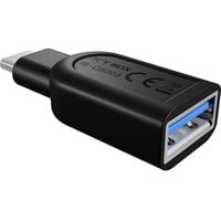 ICY BOX IB-CB003 USB 3.0 Type-C USB 3.0 Type-A Sort, Adapter Sort, USB 3.0 Type-C, USB 3.0 Type-A, Sort