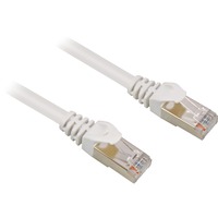 Sharkoon 4044951015047 netværkskabel Grå 0,5 m Cat6 S/FTP (S-STP) Hvid, 0,5 m, Cat6, S/FTP (S-STP), RJ-45, RJ-45