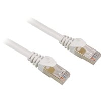 Sharkoon 4044951015061 netværkskabel Grå 2 m Cat6 S/FTP (S-STP) Hvid, 2 m, Cat6, S/FTP (S-STP), RJ-45, RJ-45