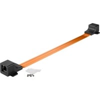 goobay 71412- netværkskabel Orange 0,3 m Sort/kobber, 0,3 m, RJ-45, RJ-45