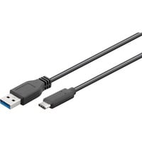 goobay USB3.1CA1 USB-kabel USB 3.2 Gen 1 (3.1 Gen 1) 1 m USB A USB C Sort Sort, 1 m, USB A, USB C, USB 3.2 Gen 1 (3.1 Gen 1), Sort