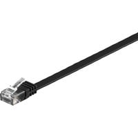 goobay V-UTP6005S-FLAT netværkskabel Sort 0,5 m Cat6 U/UTP (UTP) Sort, 0,5 m, Cat6, U/UTP (UTP), RJ-45, RJ-45, Sort