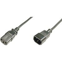  AK-440201-018-S el-ledning Sort 1,8 m IEC C14 IEC C13, Forlængerledning Sort, 1,8 m, IEC C14, IEC C13, H05VV-F3G, 250 V, 10 A
