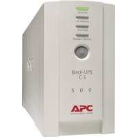 APC Back-UPS UPS-enhed Standby (offline) 0,5 kVA 300 W 4 AC stikkontakt(er) Beige, Standby (offline), 0,5 kVA, 300 W, Sine, 160 V, 300 V, Detail