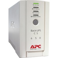 APC Back-UPS UPS-enhed Standby (offline) 0,65 kVA 400 W 4 AC stikkontakt(er) Beige, Standby (offline), 0,65 kVA, 400 W, Sine, 160 V, 286 V, Detail