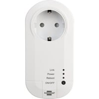 Brennenstuhl 1294840 smart stik 3680 W Hjem Hvid, Switched stikkontakt Hvid, Trådløs, Wi-Fi, Indendørs, Hvid, Hjem, 40 m