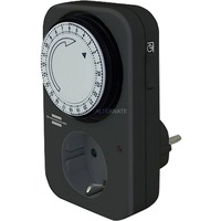 Brennenstuhl 24 h Timer MZ 20 Sort, Timeren grå, 16 A, 3500 W, Sort