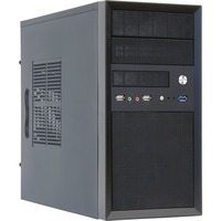 Chieftec Mesh MidiTower LCX-01SLSLB Sølv 400 W, Towerkabinet Sort, Midi Tower, PC, Sølv, ATX, 400 W, 205 mm