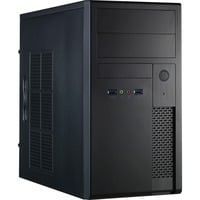 Chieftec XT-01B Midi Tower, Towerkabinet Sort, Midi Tower, PC, micro ATX, Aluminium, 14 cm, 34 cm