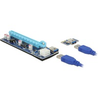 DeLOCK 41426 interface-kort/adapter Intern PCI, PCIe, USB 3.2 Gen 1 (3.1 Gen 1), Riser kort PCI, PCI, PCIe, USB 3.2 Gen 1 (3.1 Gen 1), Kina, 0,8 Gbit/sek., 43,5 mm, 128,2 mm