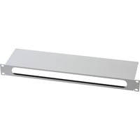 Digitus 19" Wire-Management Panel, Kabelføring grå, Grå, 1U, Tyrkiet, 48,3 cm (19"), 490 mm, 135 mm