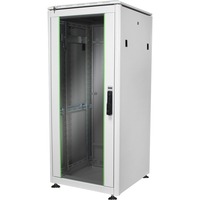 Digitus Unique Fritstående reol Grå, IT kabinet Lys grå, Fritstående reol, 800 kg, Grå