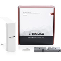 Noctua NA-HC2 CHROMAX.WHITE Computerkølesystem, dele og tilbehør Monteringssæt, Låg Hvid, Monteringssæt, Aluminium, Hvid