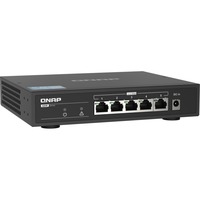QNAP QSW-1105-5T netværksswitch Ikke administreret Gigabit Ethernet (10/100/1000) Sort Sort, Ikke administreret, Gigabit Ethernet (10/100/1000)