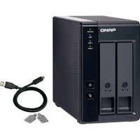 QNAP TR-002 drevkabinet HDD/SSD kabinet Sort 2.5/3.5", Drev kabinet Sort, HDD/SSD kabinet, 2.5/3.5", Serial ATA II, Serial ATA III, 6 Gbit/sek., Hot-swap, Sort