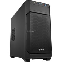 Sharkoon V1000 Mini Tower Sort, Towerkabinet Sort, Mini Tower, PC, Sort, micro ATX, Mini-ITX, Metal, 15,5 cm