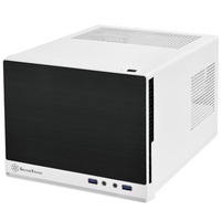 SilverStone SG13 Mini Tower Sort, Hvid, Cube sag Hvid/Sort, Mini Tower, PC, Sort, Hvid, Mini-ATX, Mini-DTX, Plast, Stål, 6,1 cm