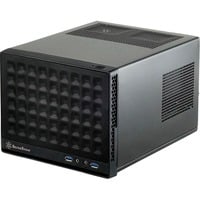 SilverStone SG13 Mini Tower Sort, Towerkabinet Sort, Mini Tower, PC, Sort, Mini-DTX, Mini-ITX, Plast, Stål, 2.5,3.5"