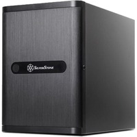 SilverStone SST-DS380B computeretui Sort, Towerkabinet Sort, Sort, Aluminium, Rustfrit stål, 211 mm, 360 mm, 285 mm, 12 cm