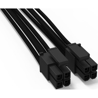 be quiet! CC-4420 0,45 m, Kabel Sort, 0,45 m, 8-pin(4+4) EPS12V, 8-pin(4+4) EPS12V, Hanstik, Hanstik, Lige