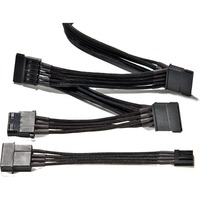 be quiet! CM-30750 0,7 m, Kabel Sort, 0,7 m, SATA 15-stik, Molex (4-pin), Sort, Dark Power Pro 8- , Straight Power E9- , Pure Power L8- / Power Zone, 86 mm