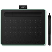 Wacom Intuos S tegneplade Sort, Grøn 2540 lpi 152 x 95 mm USB/Bluetooth lysegrøn/Sort, Kabel & trådløs, 2540 lpi, 152 x 95 mm, USB/Bluetooth, 7 mm, Kuglepen