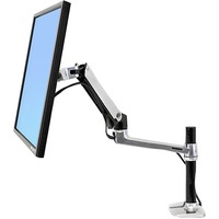 Ergotron LX Series Desk Mount LCD Arm, Tall Pole 86,4 cm (34") Sort Skrivebord, Skærmbeslag aluminium, Tall Pole, 11,3 kg, 86,4 cm (34"), 75 x 75 mm, 100 x 100 mm, Sort