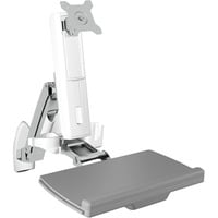 ICY BOX IB-MS600-W 61 cm (24") Væg Grå, Sølv, Hvid, Skærmbeslag Hvid, 8 kg, 61 cm (24"), 75 x 75 mm, 100 x 100 mm, Højdejustering, Grå, Sølv, Hvid