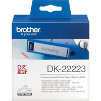 Brother DK-22223 print etiket Hvid, Tape Hvid, DK, 50 mm x 30.48m, 1 stk
