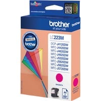 Brother LC223M blækpatron 1 stk Original Magenta Magenta, 1 stk, 550 Sider, Enkelt pakke