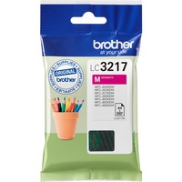 Brother LC-3217M blækpatron 1 stk Original Magenta Pigmentbaseret blæk, 550 ml, 550 Sider, 1 stk, Enkelt pakke