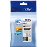 Brother Original LC3219XLVALDR blækpatron – sampak 3000 Sider, 1500 Sider, Sort, Blå, Magenta, Gul, 4 stk
