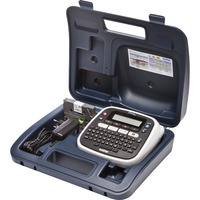 Brother PT-D200BWVP etiketprinter Termisk overførsel 180 x 180 dpi 20 mm/sek. TZe, Etiketteringsmaskine TZe, Termisk overførsel, 180 x 180 dpi, 20 mm/sek., Grå, Hvid
