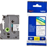 Brother TZE-135 etiketbånd Hvid på transparent, Tape Hvid på transparent, TZe, Grå, Filippinerne, 5 År, Brother