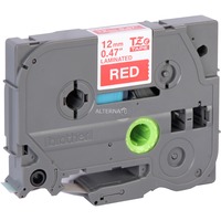Brother TZE-435 etiketbånd Hvid på rød, Tape Hvid på rød, TZe, Filippinerne, 5 År, Brother, 1,2 cm