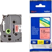 Brother TZE-441 etiketbånd Sort på rød, Tape Sort på rød, TZe, Grå, Termisk overførsel, Filippinerne, 5 År