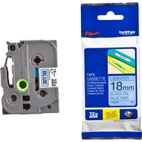 Brother TZE-541 etiketbånd Sort på blå, Tape Sort på blå, TZe, Grå, Termisk overførsel, Filippinerne, 5 År